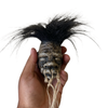 Medium Shrunken Head w/ Hair & Stand