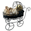 Vintage Fetus in Metal Carriage