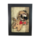 Skull Voodoo Doll Framed