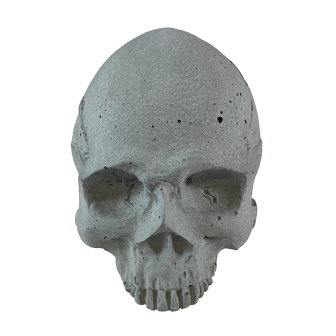 Cement Garden Pottery Pot Skull