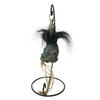 Small Shrunken Head w/ Hair & Stand